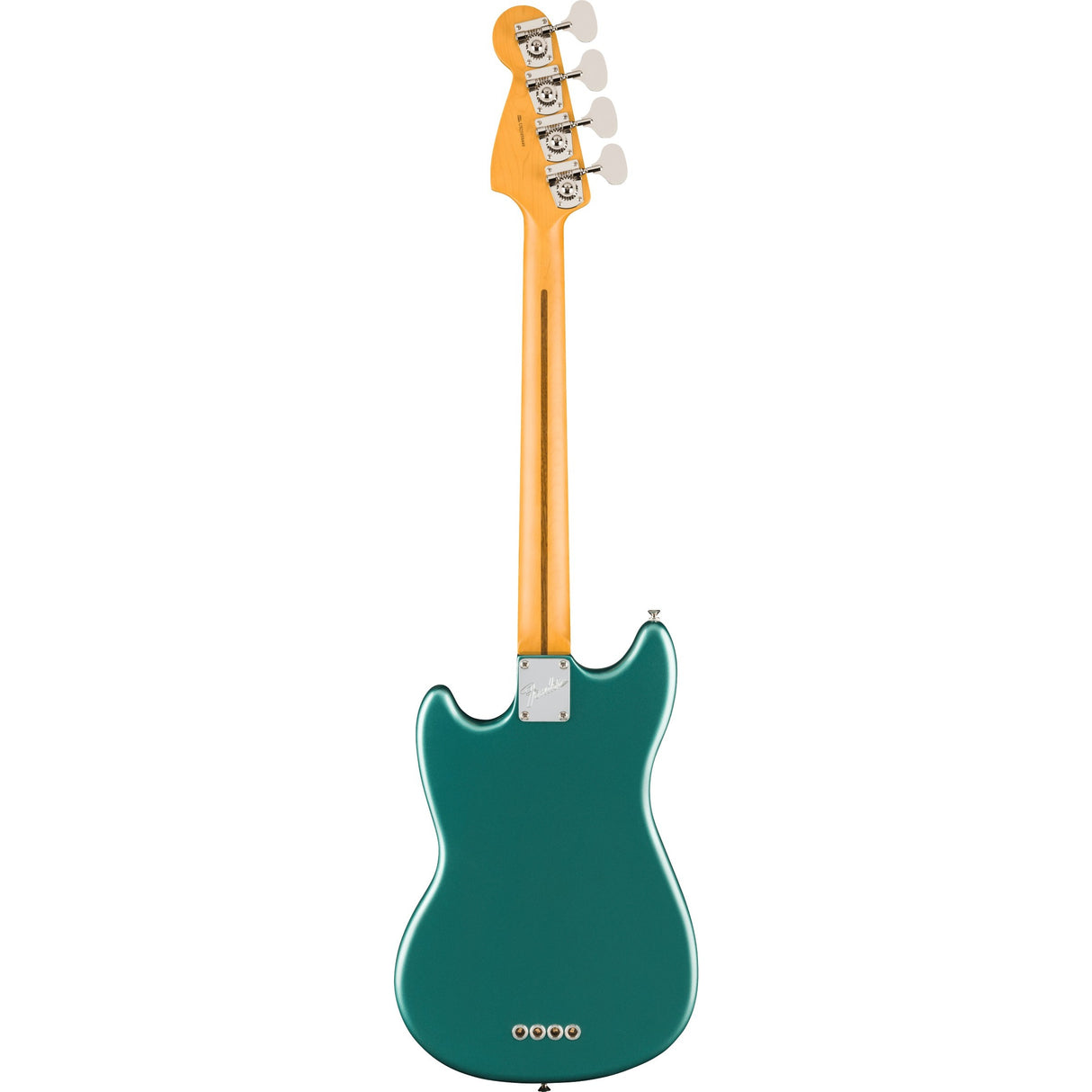 Fender American Professional Classic Mustang Electric Bass Guitar, Rosewood Fingerboard - Faded Sherwood Metallic Green