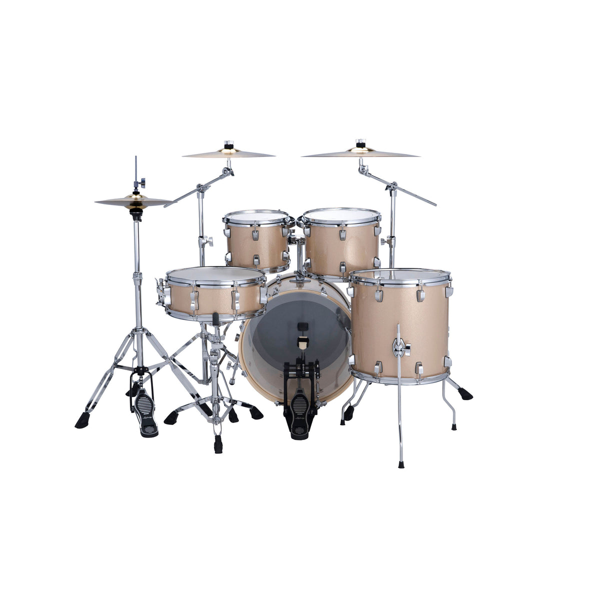 Ludwig Evolution 5-Piece Drum Kit with 20-Inch Kick - Prosecco Sparkle