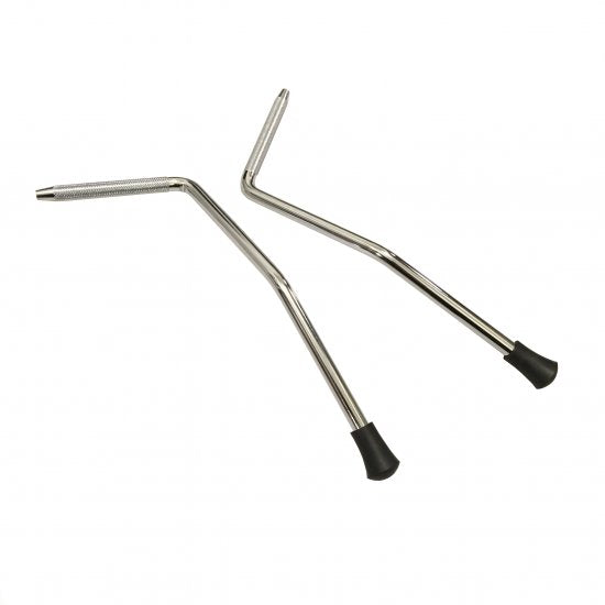 Ludwig Gull-Wing Style 9.5mm Spurs - Pair for 22-Inch / 24-Inch Bass Drums