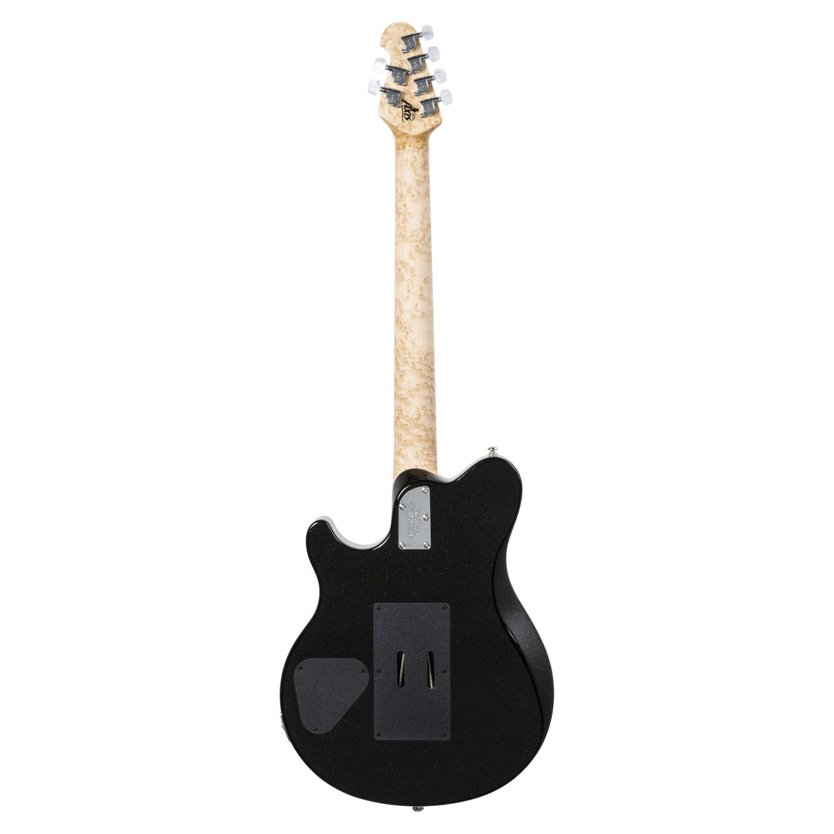 Ernie Ball Music Man 30th Anniversary Axis Electric Guitar - Translucent Gold Quilt Top/Black Gold Sparkle Back