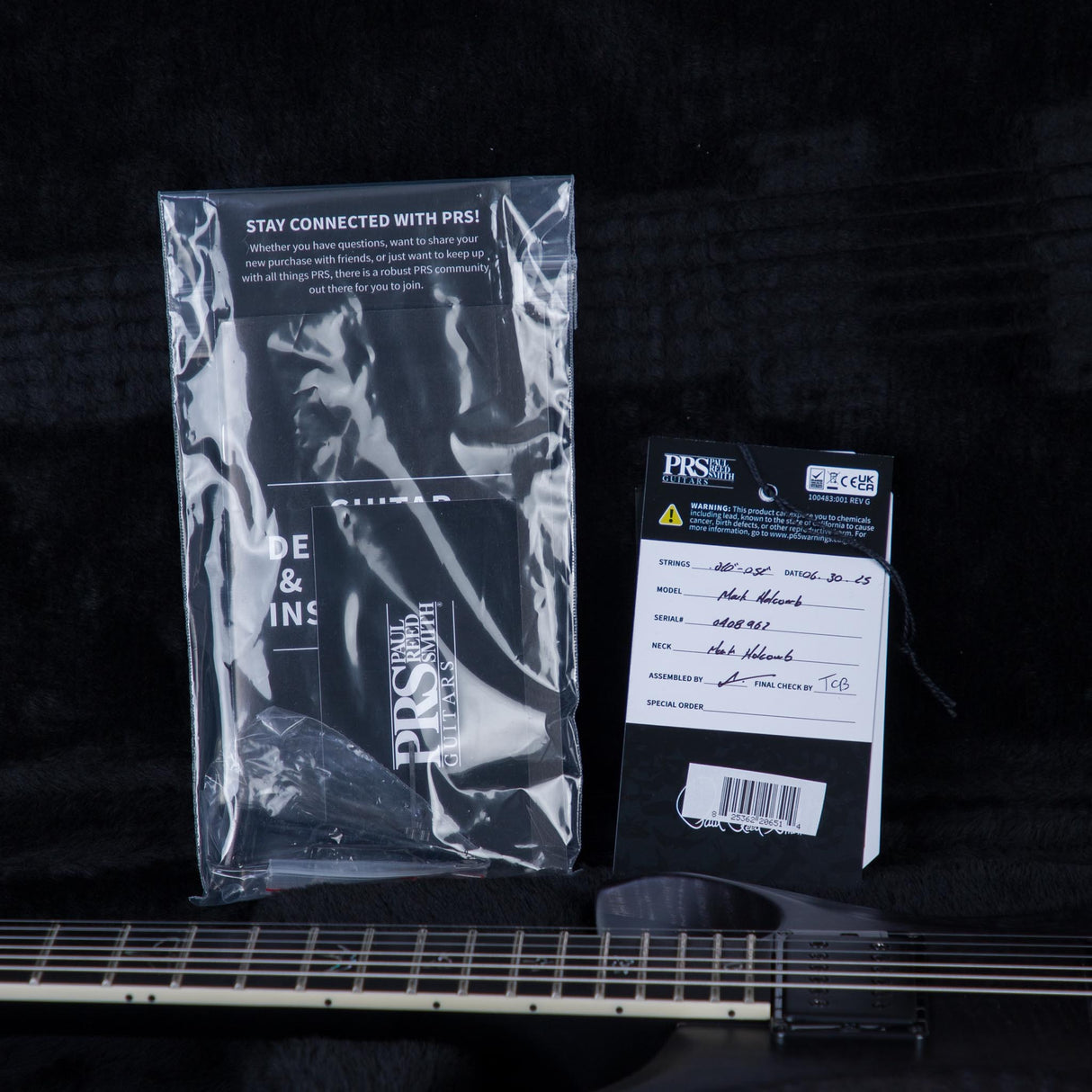 PRS Mark Holcomb Electric Guitar - Gray Black Stained Binding - #250408962