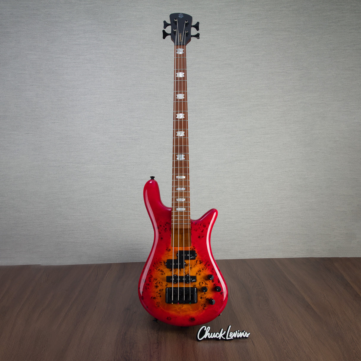 Spector Euro Bolt 4-String Bass Guitar - Inferno Red Gloss - #21NB18621