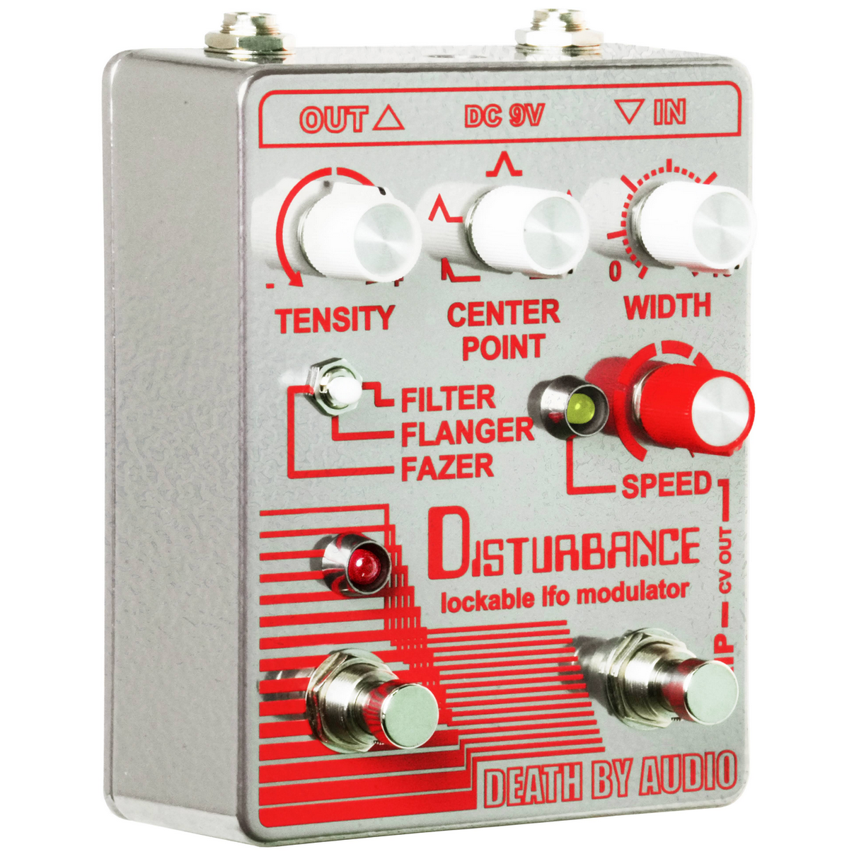 Death By Audio Disturbance Lockable LFO Mod Pedal - Mint, Open Box