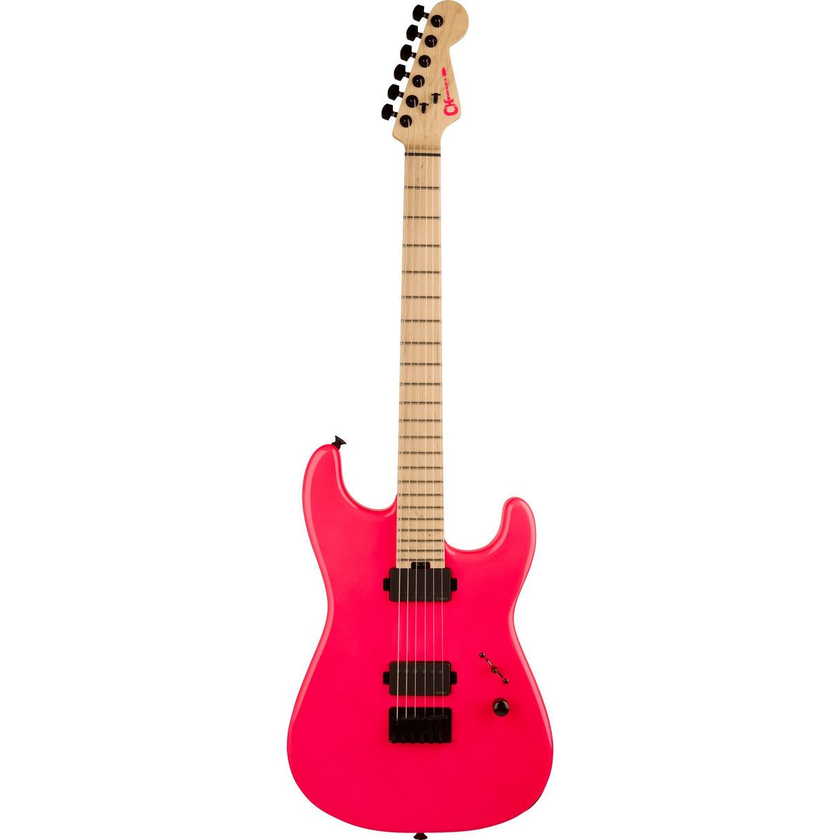Charvel Sean Long Pro-Mod San Dimas Style 1 Signature Electric Guitar - Neon Pink