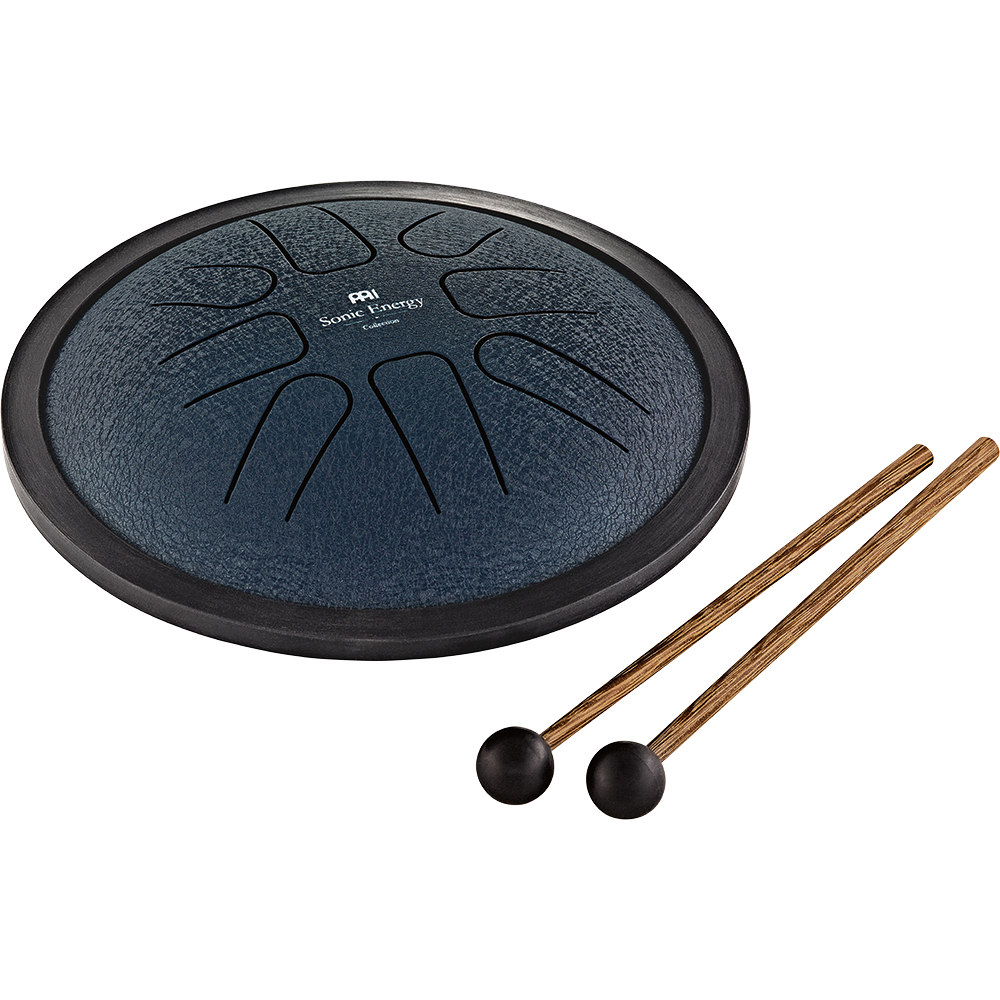 Meinl 7-Inch Small Steel Tongue Drum, G Minor - Navy Blue