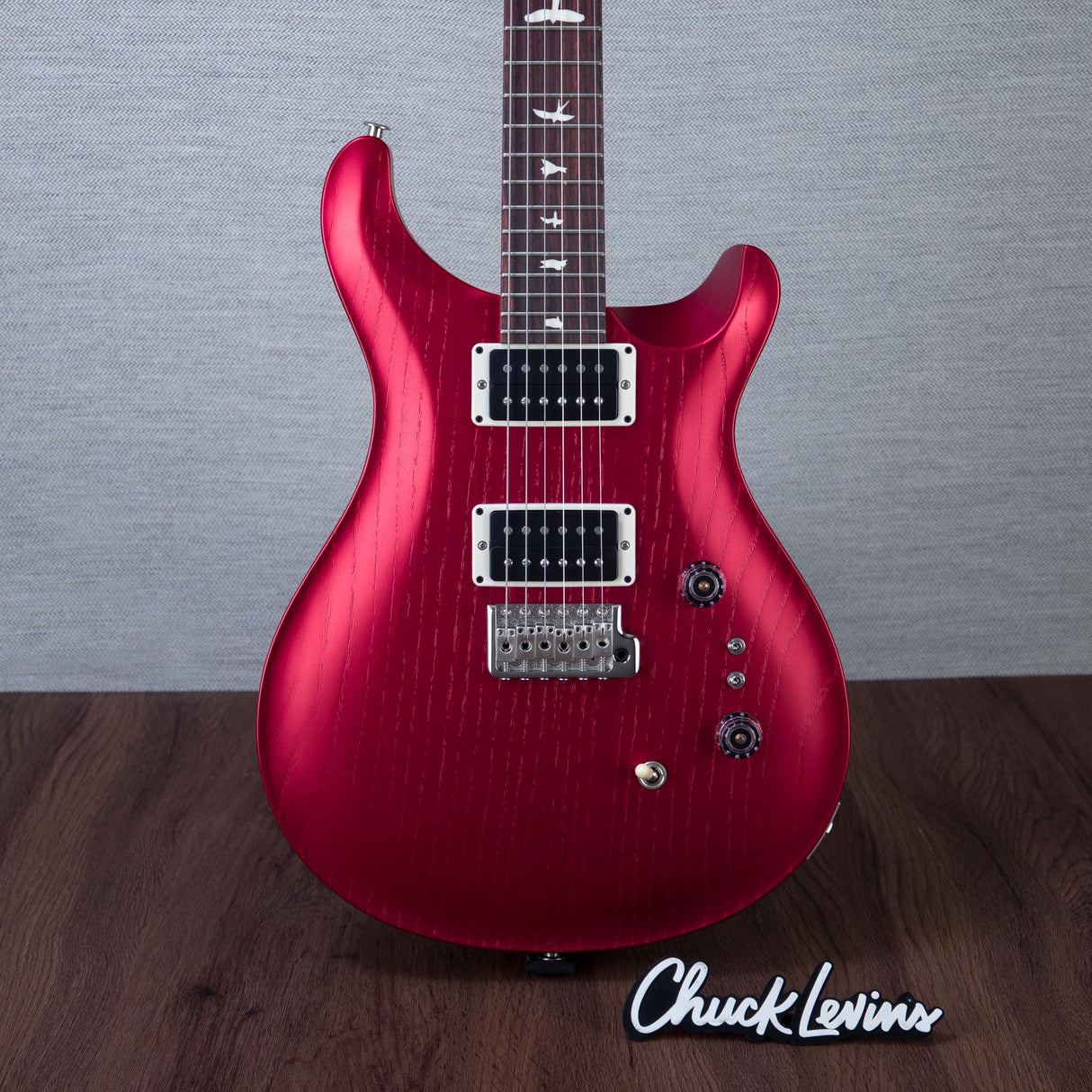 PRS Limited Edition CE 24-08 Swamp Ash Satin Electric Guitar - Red Apple Metallic - #0400771