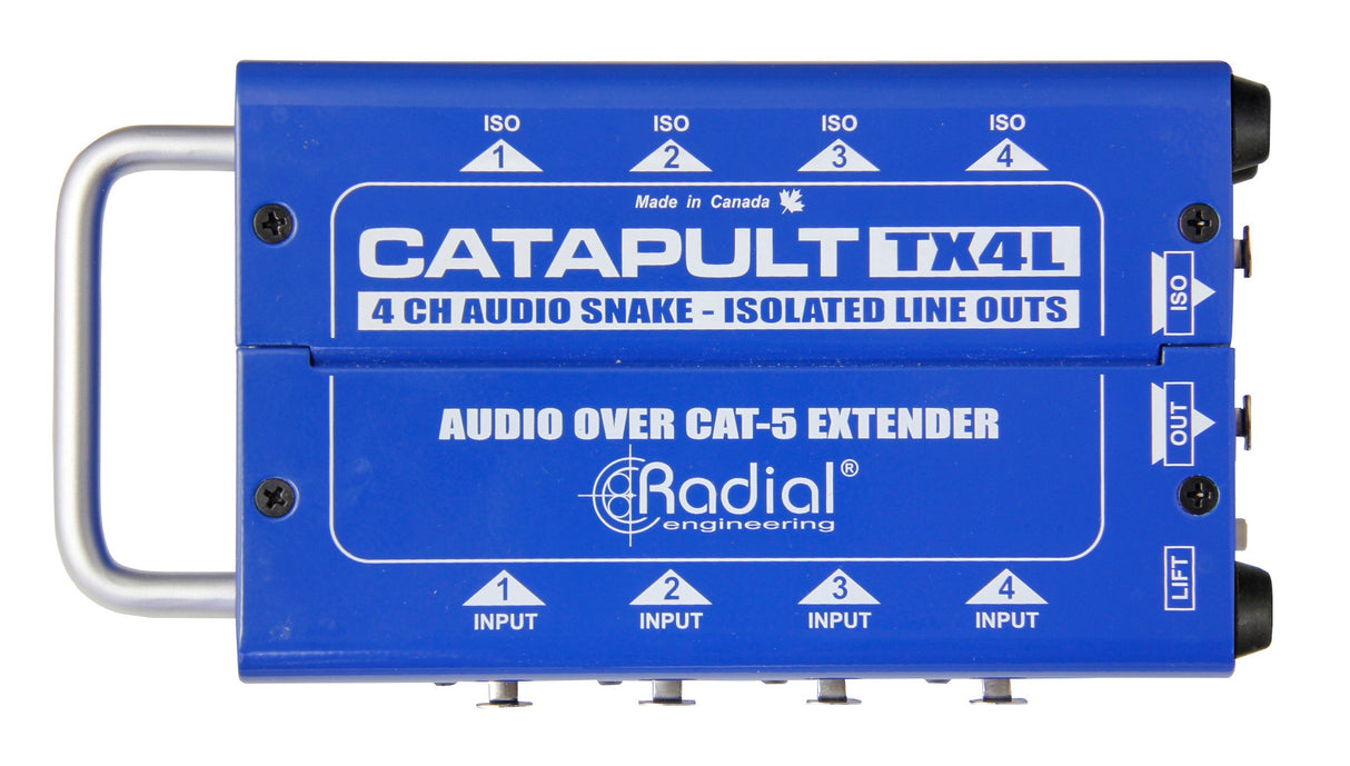 Radial Engineering TX4L 4-Channel Cat 5 Audio Snake - Mint, Open Box