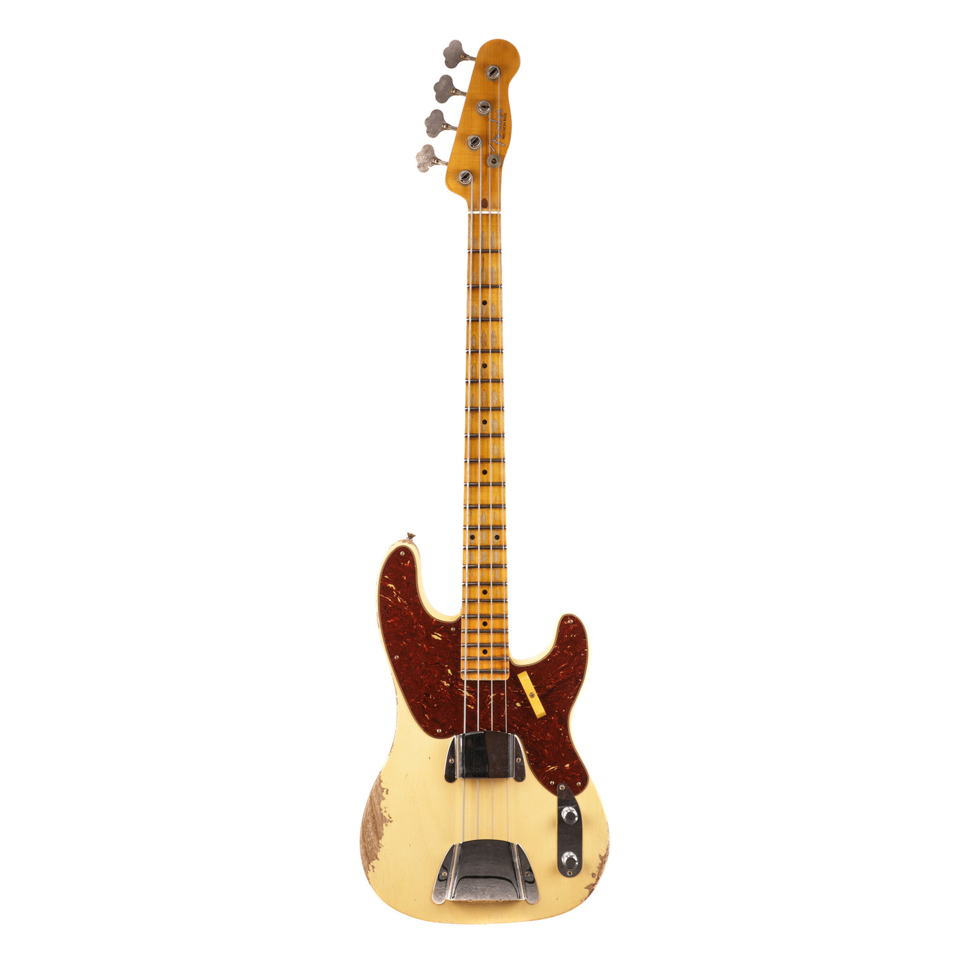 Fender Custom Shop 1951 Precision Bass Heavy Relic - Aged Vintage White - CHUCKSCLUSIVE - #XN3724