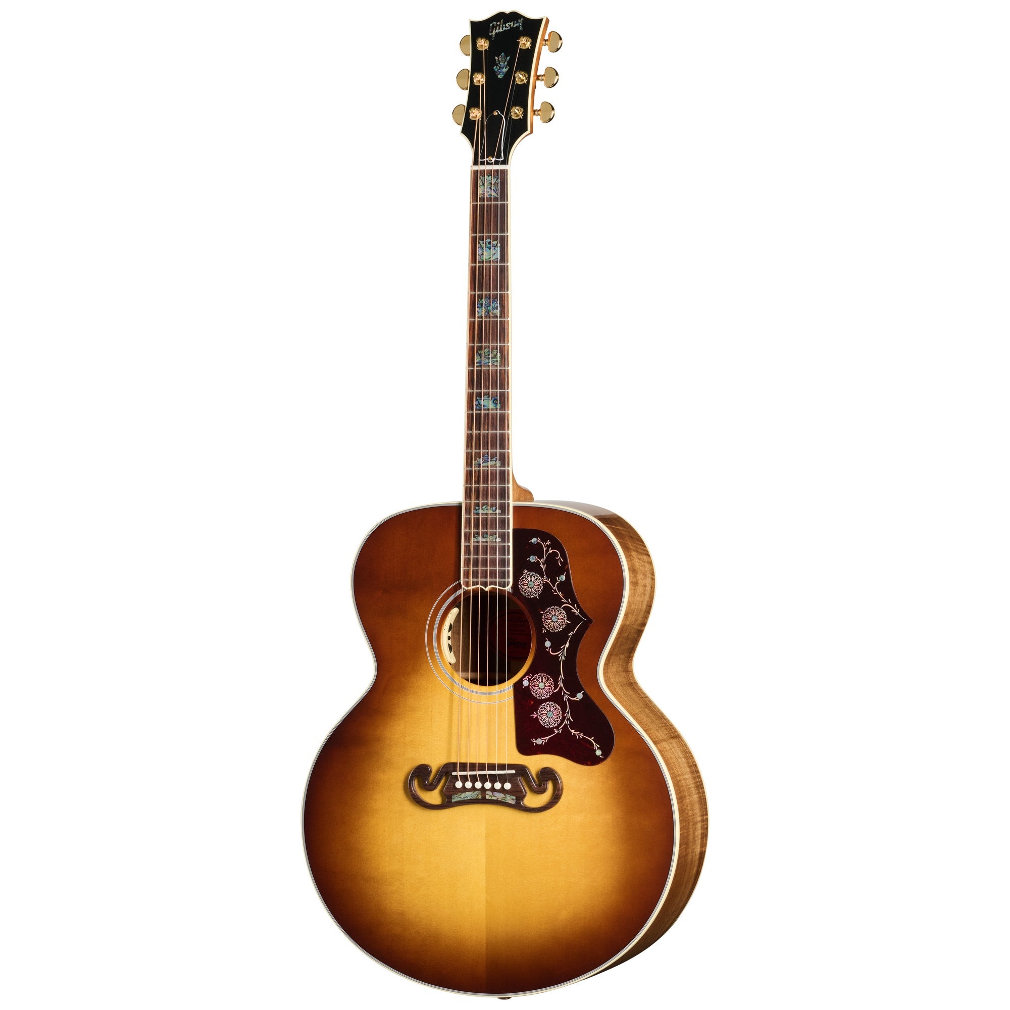 Gibson Custom Shop SJ-200 Elegant Koa Acoustic Electric Guitar