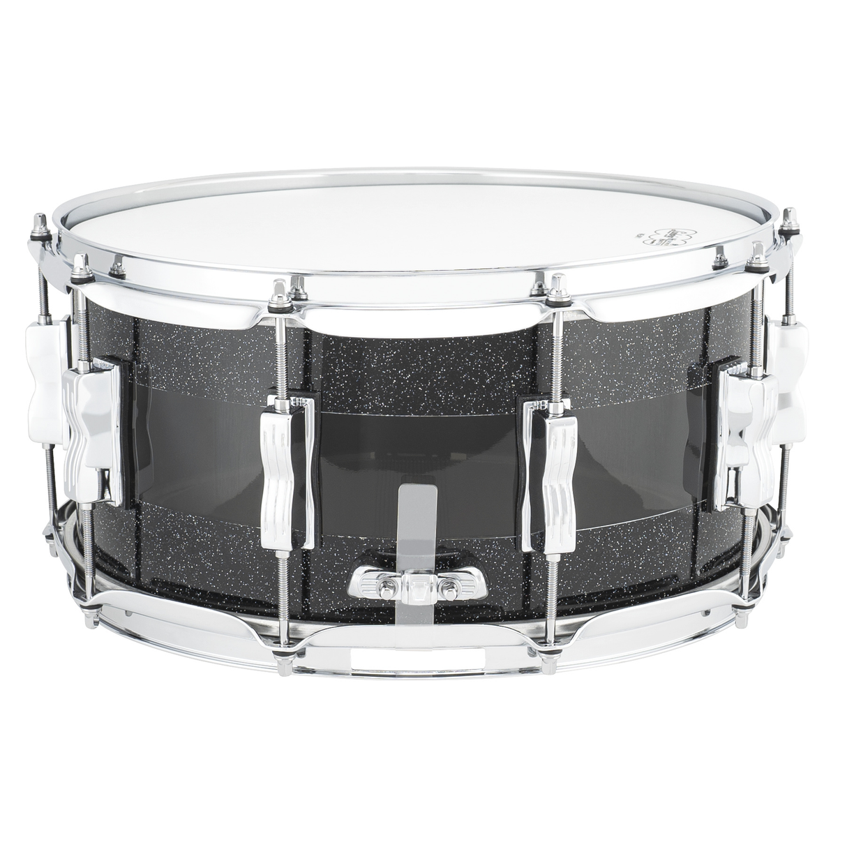 Ludwig VistaLite VL50 6.5x14 50th Anniversary Snare - Black Sparkle/Smoke