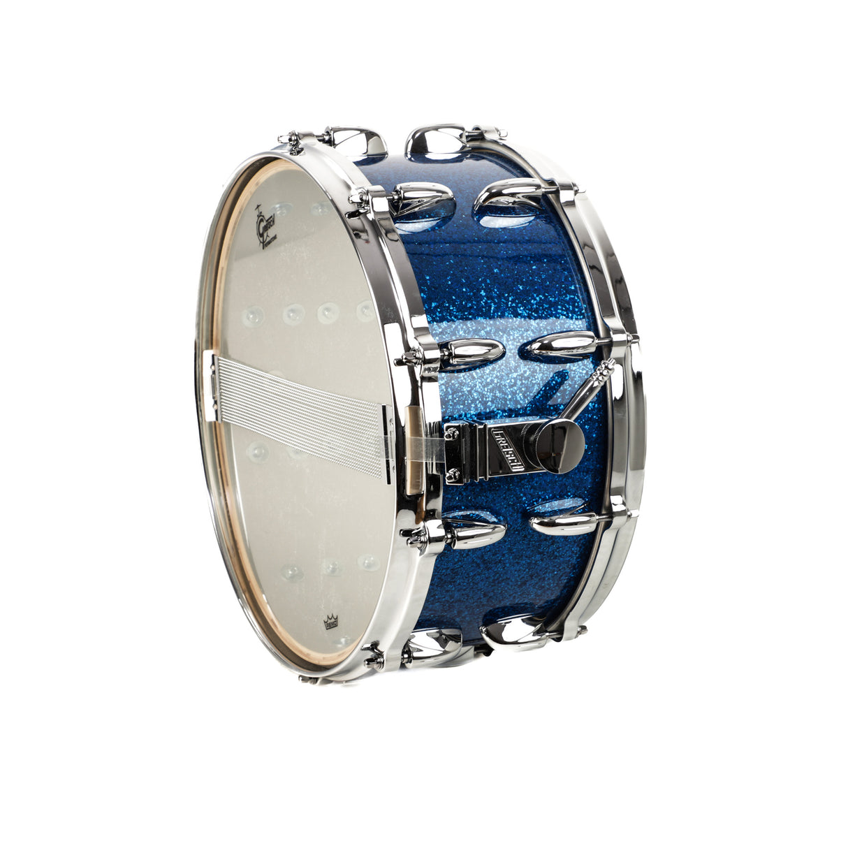 Gretsch USA Custom 14x6.5-Inch Snare Drum - Blue Glass
