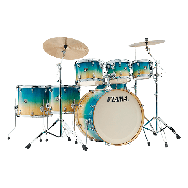 Tama Superstar Classic 7-Piece Shell Pack - Caribbean Lacebark Pine Fade