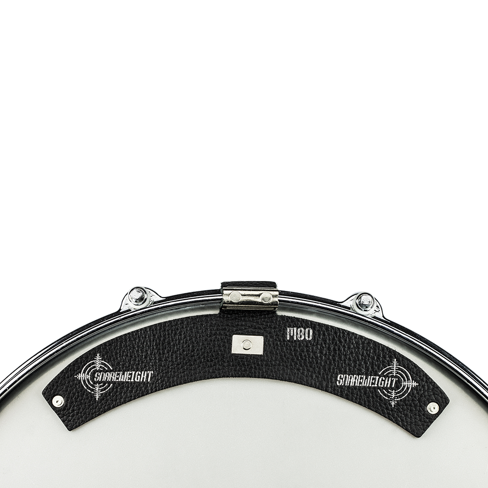 Snareweight M80 10-Inch Leather Drum Dampening System - Black