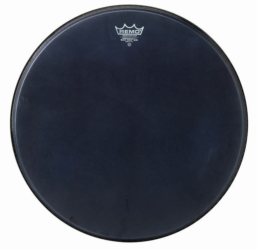 Remo 24" Black Suede Powerstroke 3 Bass Drum Head
