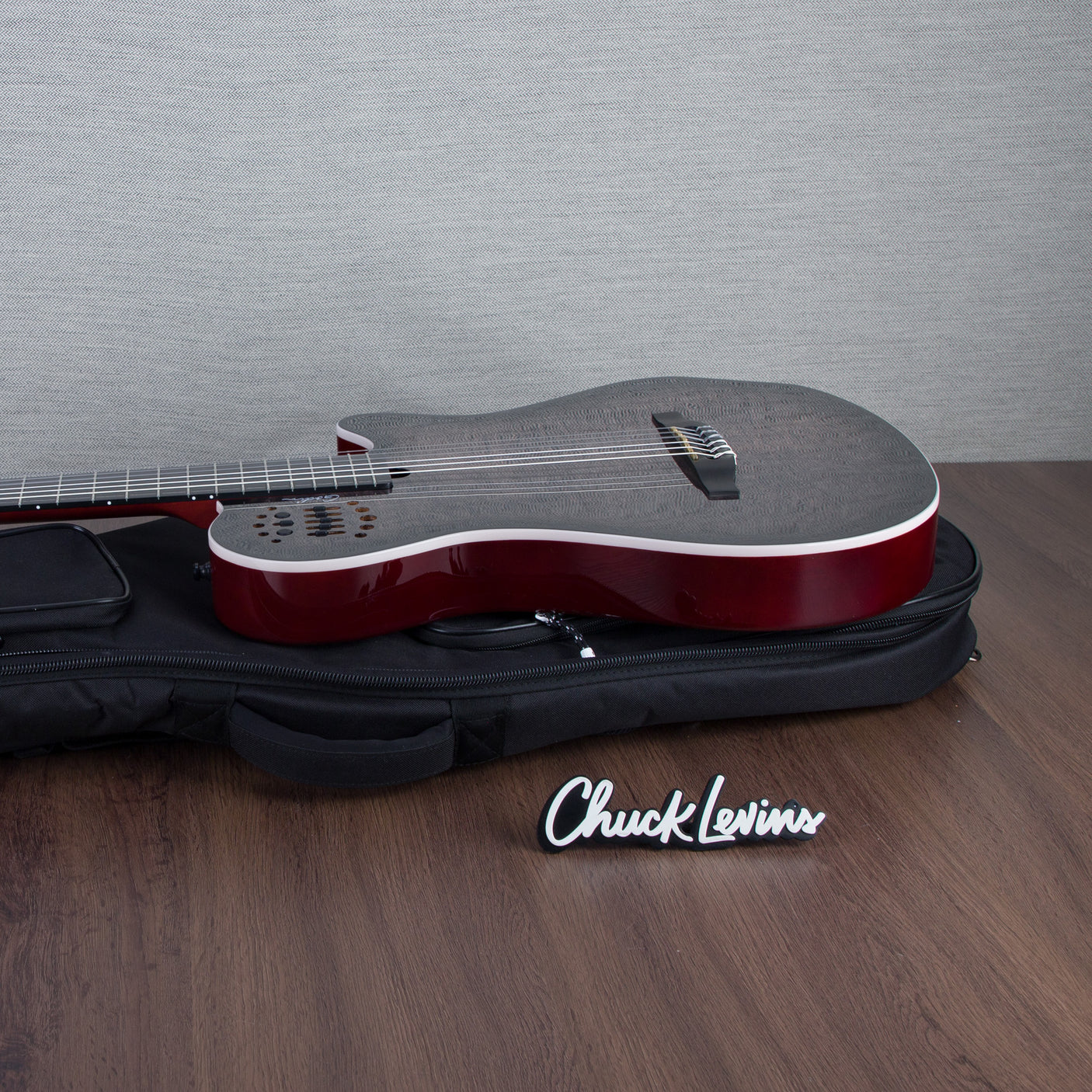 Godin MultiAc Grand Concert SA Nylon String Acoustic-Electric Guitar - Trans Black - CHUCKSCLUSIVE - #25311344