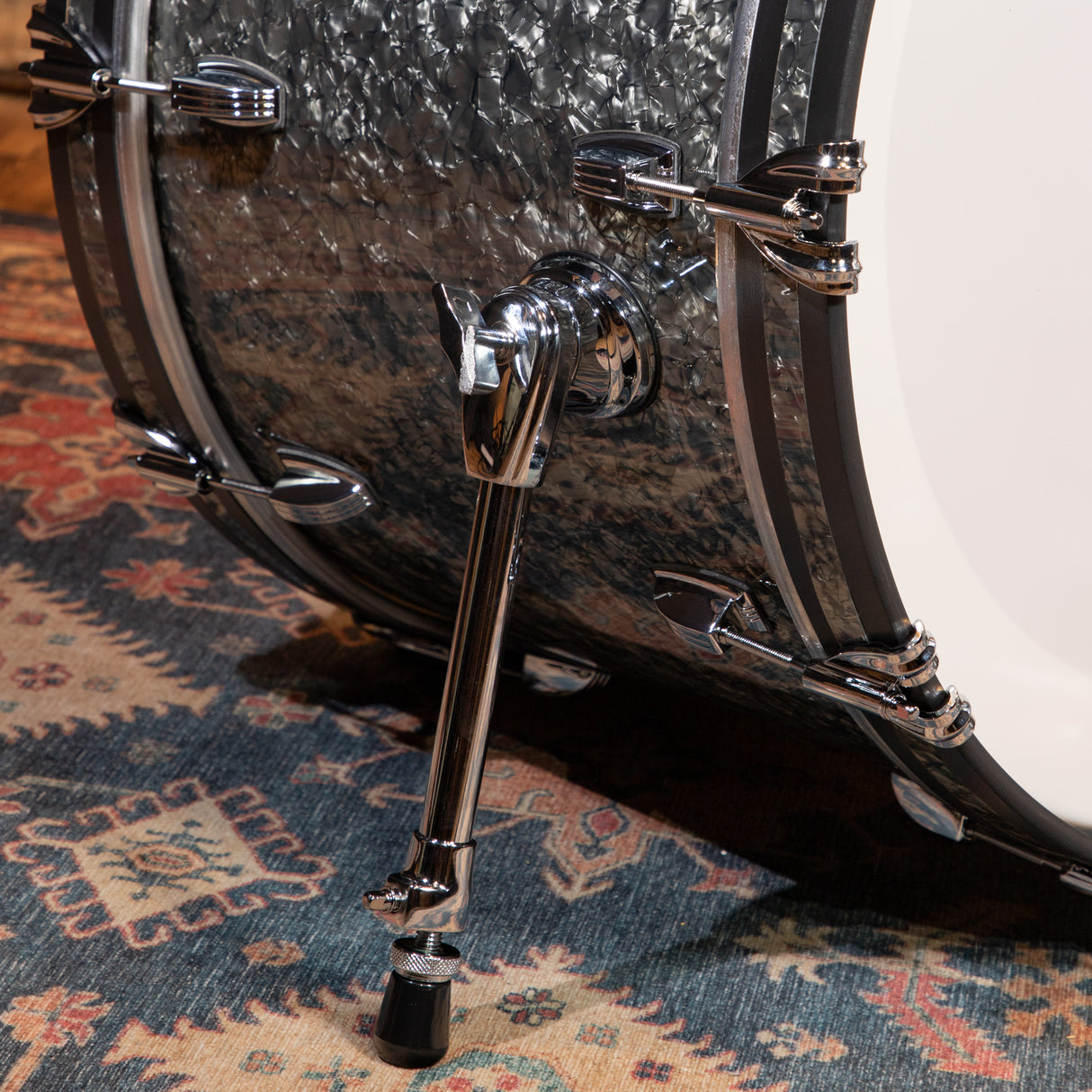 Ludwig USA Classic Maple CL Custom Fab 3-Piece Shell Pack - Black Pearl Wrap