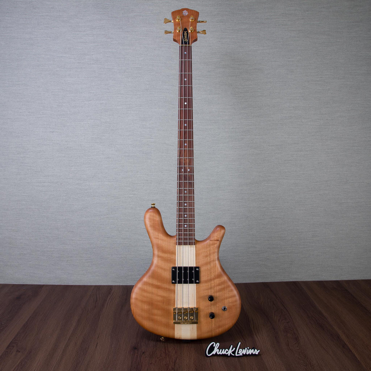 Spector USA Limited Edition SB-1 Curly Cherry Electric Bass Guitar - #6