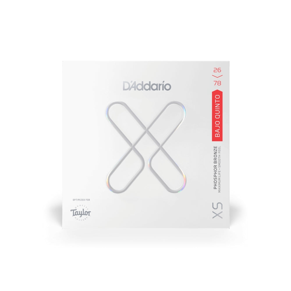 D'Addario XSAPB2678 26-78 Medium Coated Bajo Quinto Set - 10-String