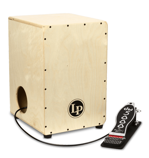 LP LP1400NWP 2-Sided Cajon W/ DW Cajon Pedal