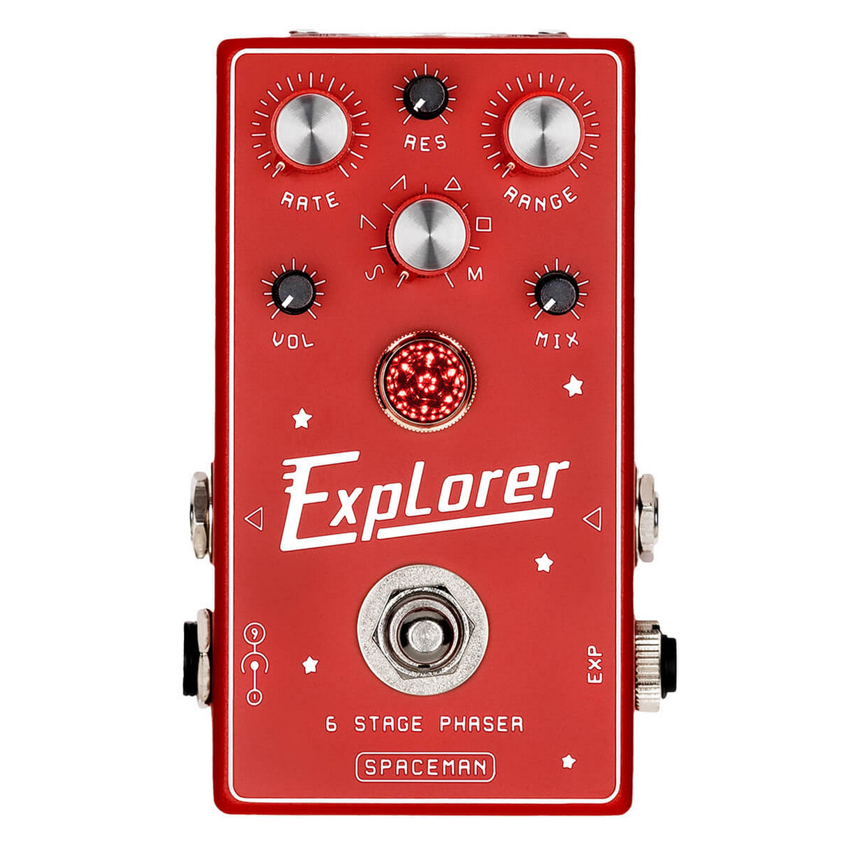 Spaceman Explorer 6 Stage Phaser Pedal - Red