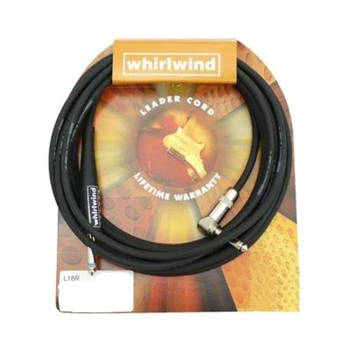 Whirlwind L18R Straight to Right Angle Instrument Cable - 18-Foot