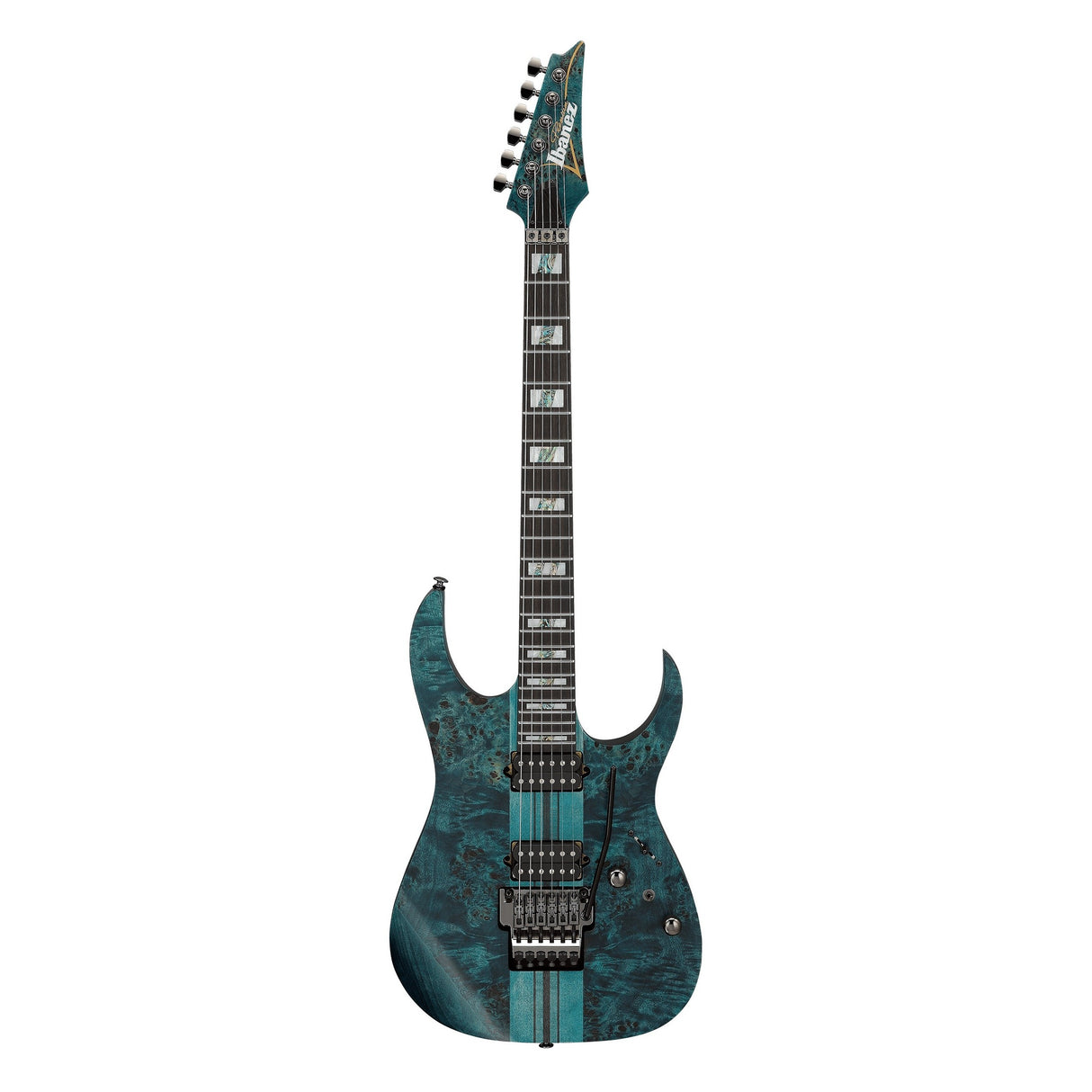 Ibanez Premium RGT1220PBK Electric Guitar - Cosmic Blue Low Gloss