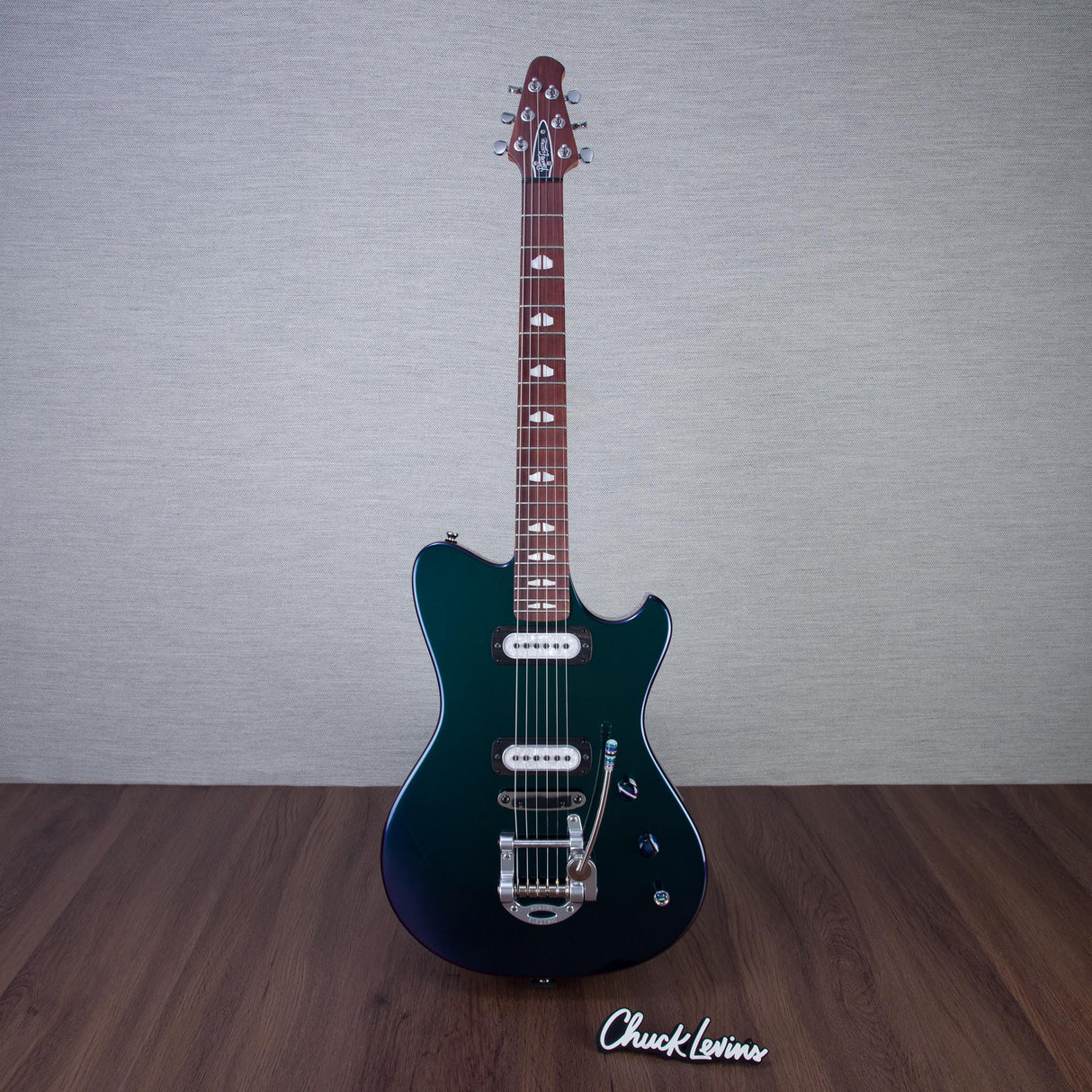 Powers Electric A-Type Electric Guitar - Chroma Borealis - #B007