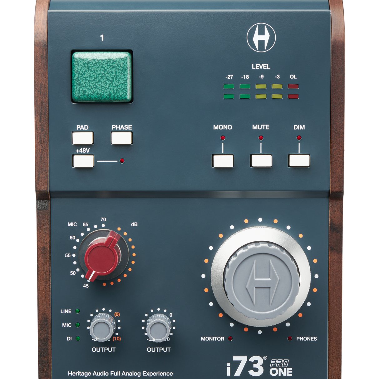 Heritage Audio i73 Pro One 2x4 USB-C Interface with 73-Style Preamp - Preorder