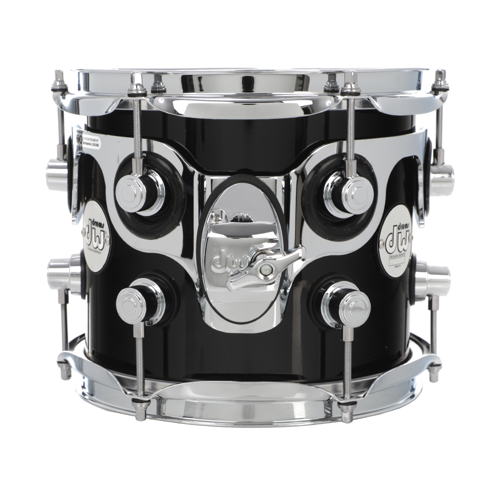 DW Design Series 7x8 Maple Tom - Piano Black - Preorder
