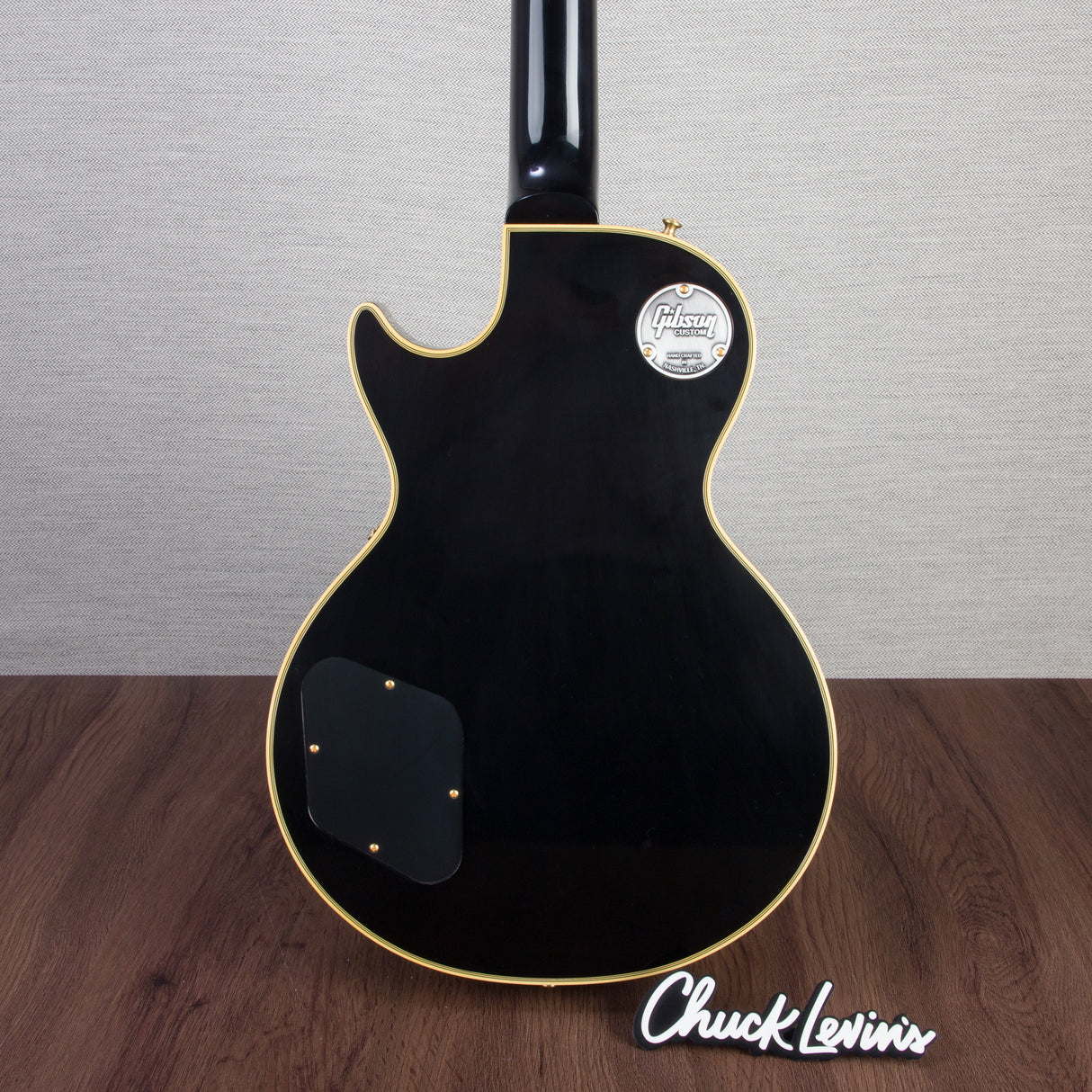 Gibson Custom Shop 1957 Les Paul Custom 3-Pickup Reissue Electric Guitar - Ebony - #74304