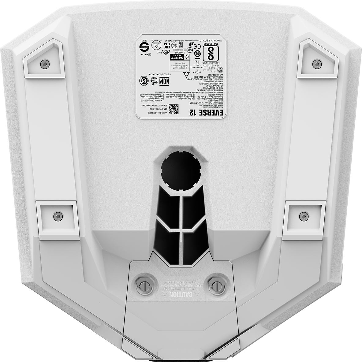 Electro-Voice EVERSE 12 12-Inch Battery-Powered Loudspeaker with Bluetooth - White