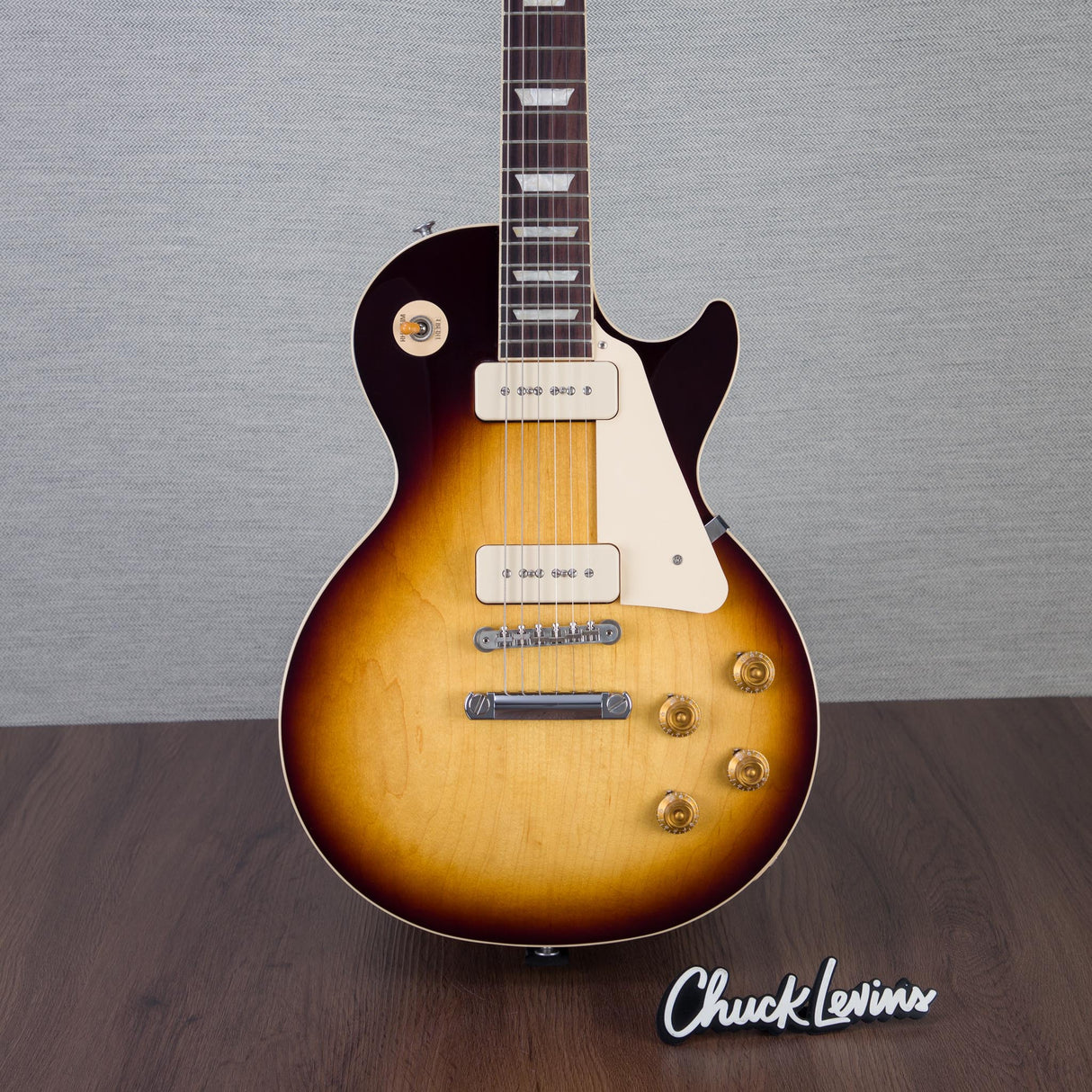 Gibson Les Paul Standard 50s P-90 Electric Guitar - Tobacco Burst - #228340042
