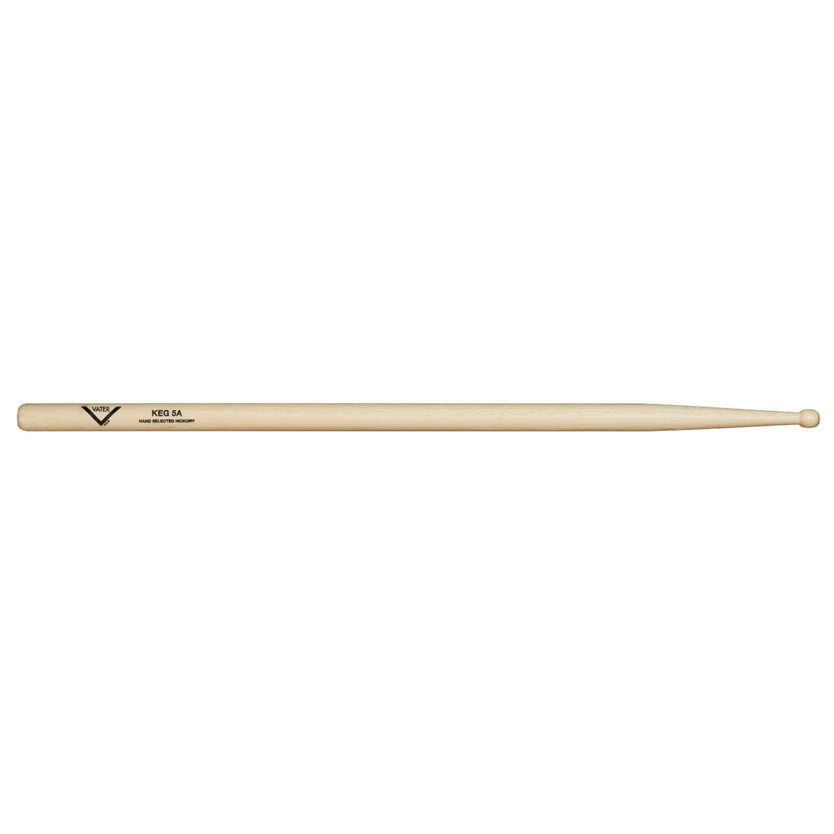 Vater American Hickory Drumsticks - Keg 5A - Wood Tip