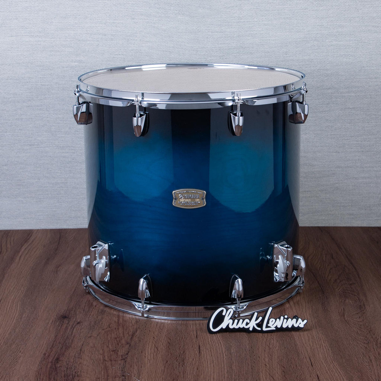 Yamaha 15 x 16-Inch Stage Custom Birch Floor Tom - Deep Blue Sunburst