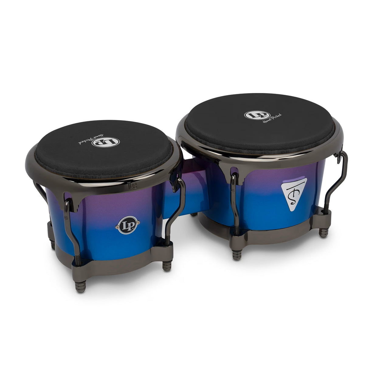 Latin Percussion Tony Succar Signature Bongos - Rainbow with Black Nickel-Plated Hardware