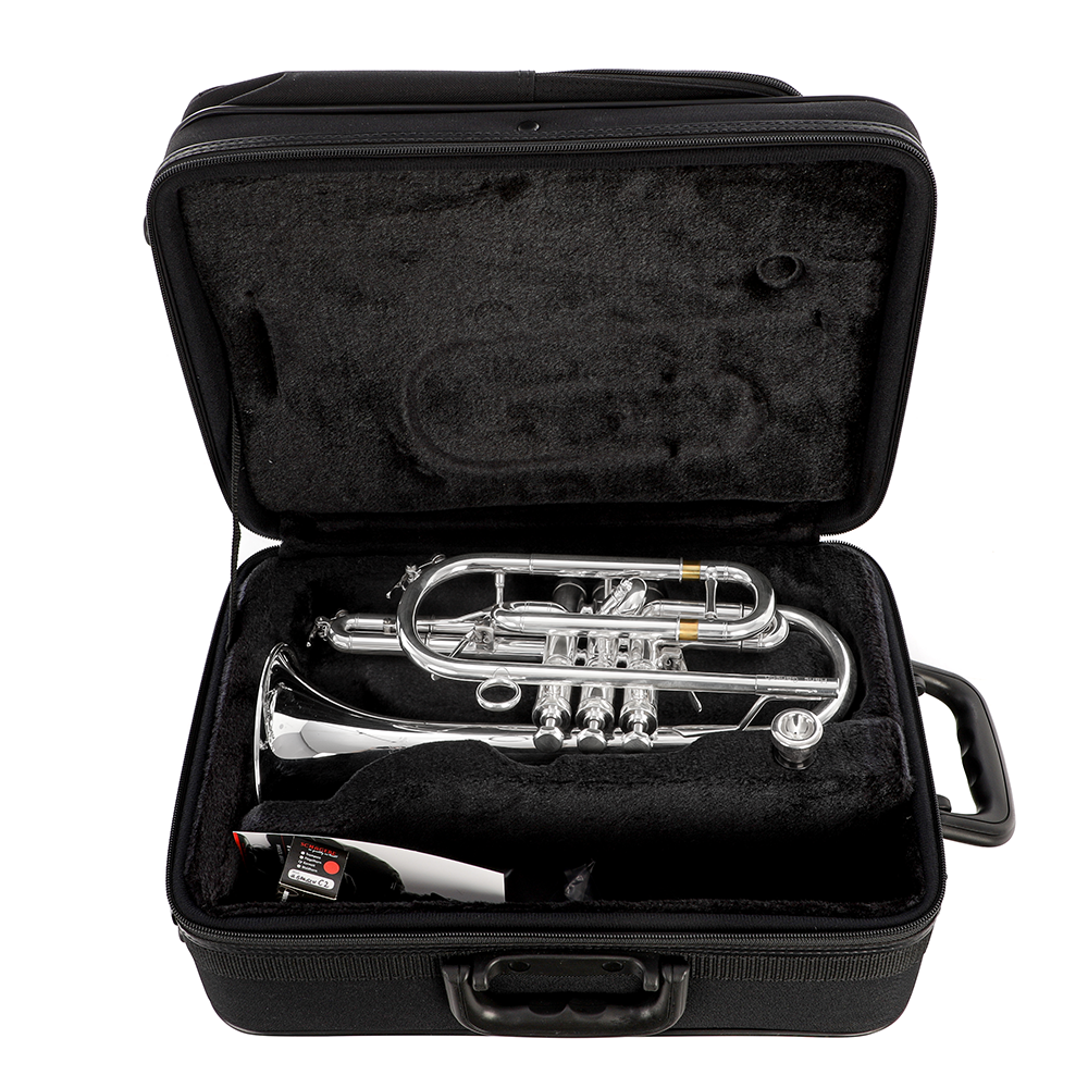 Schagerl Signature Series Hans Gansch Bb Cornet - Silver Plated