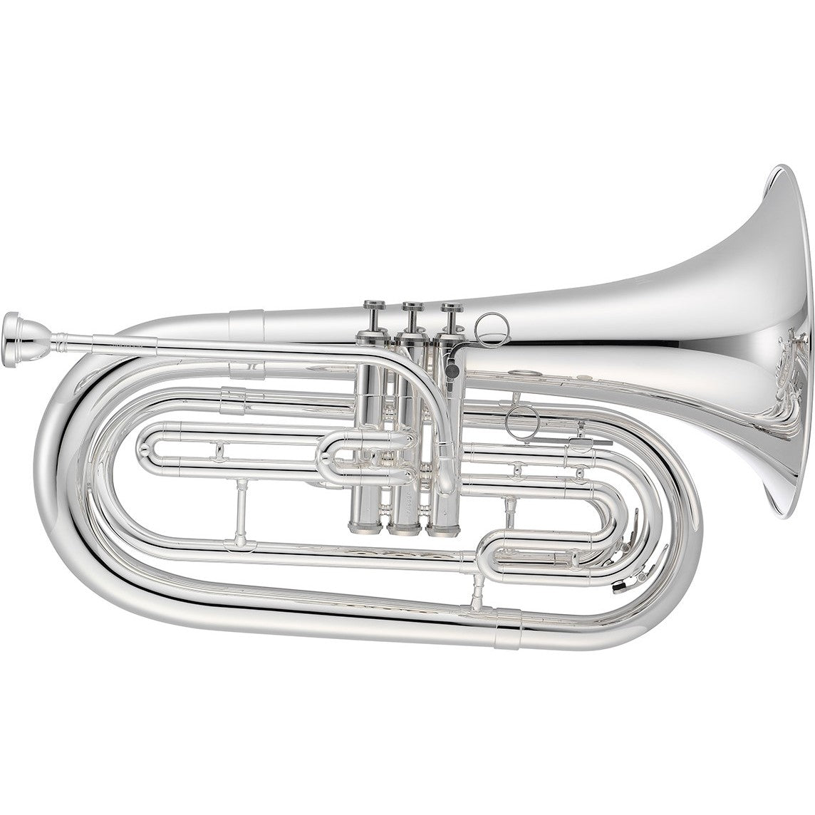 Jupiter JBR1000MS Marching Bb Baritone - Silver Plated