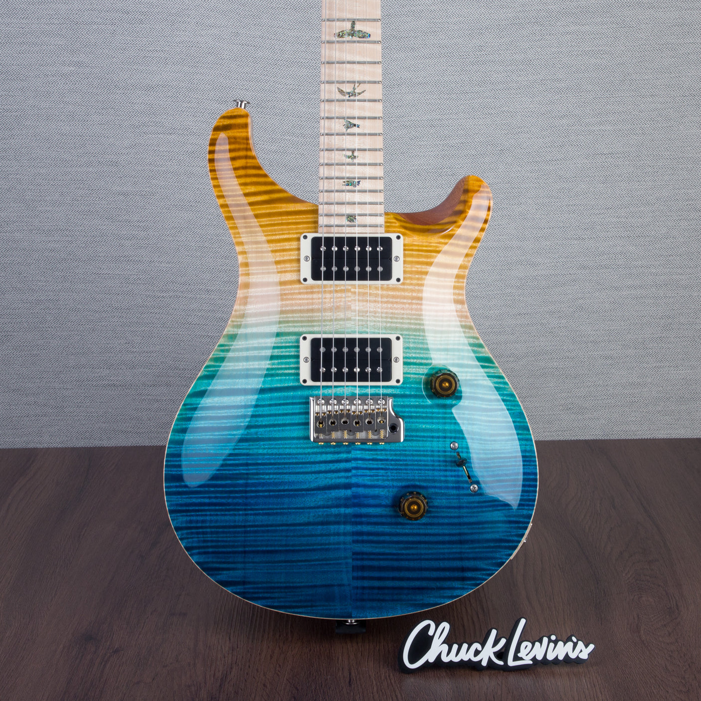 PRS Wood Library Custom 24 Electric Guitar - Private Stock Beach Fade Finish - CHUCKSCLUSIVE - #240383994 - 2024