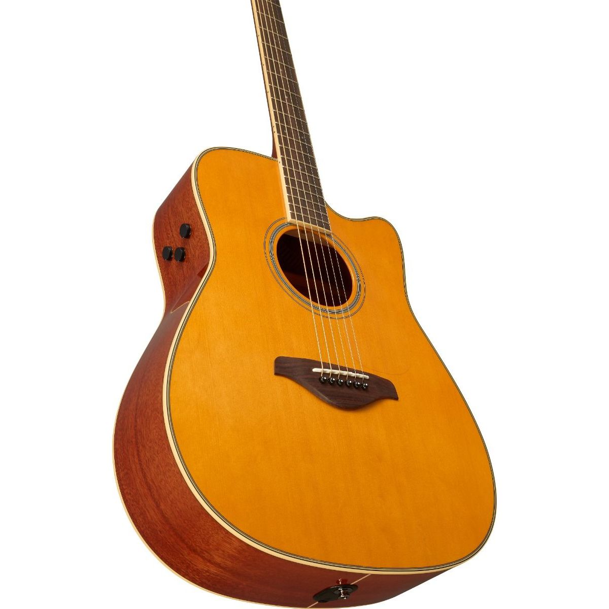 Yamaha FGC-TA Transacousitc Acoustic Electric Guitar - Vintage Tint