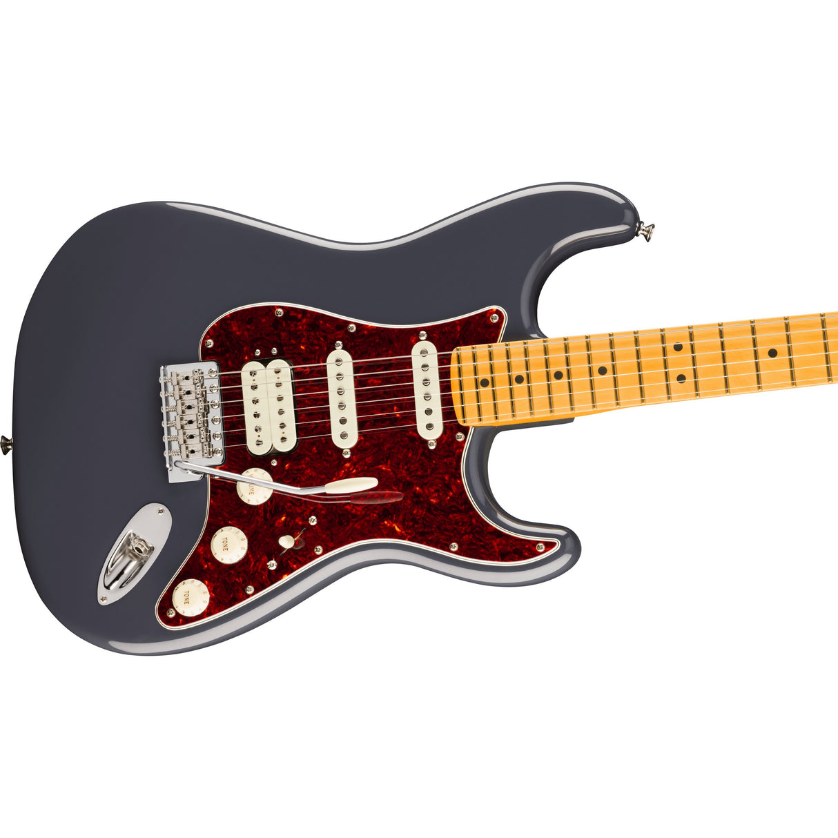 Fender American Professional Classic Stratocaster HSS Electric Guitar, Maple Fingerboard - Faded Black