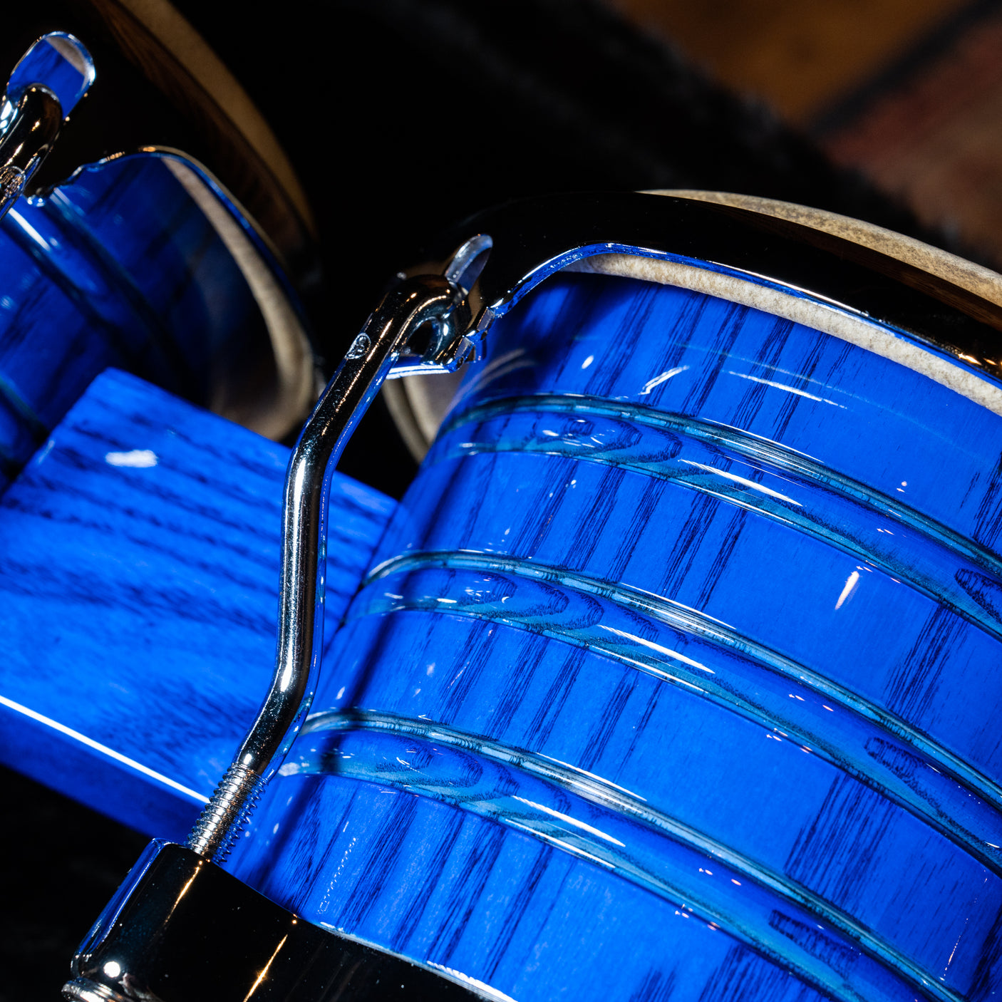 LP Galaxy Giovanni Bongo Set - Blue Ash - CHUCKSCLUSIVE