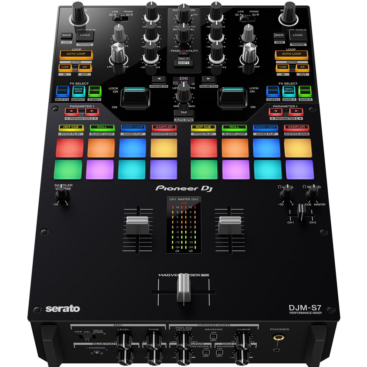 Pioneer DJM-S7 Scratch Style 2-channel Performance DJ Mixer - New