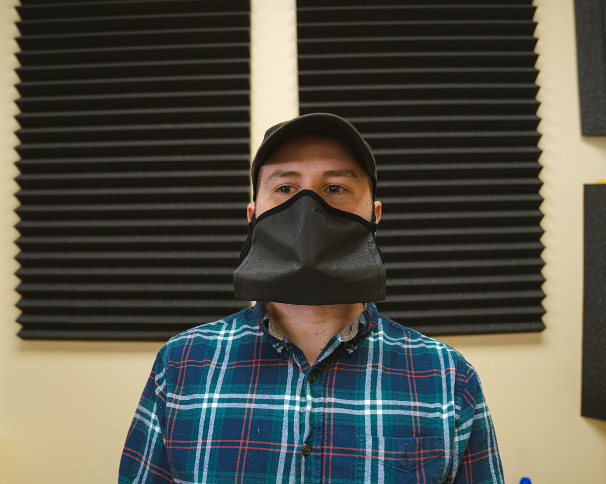 Bell Barrier Flute Face Mask - Gray