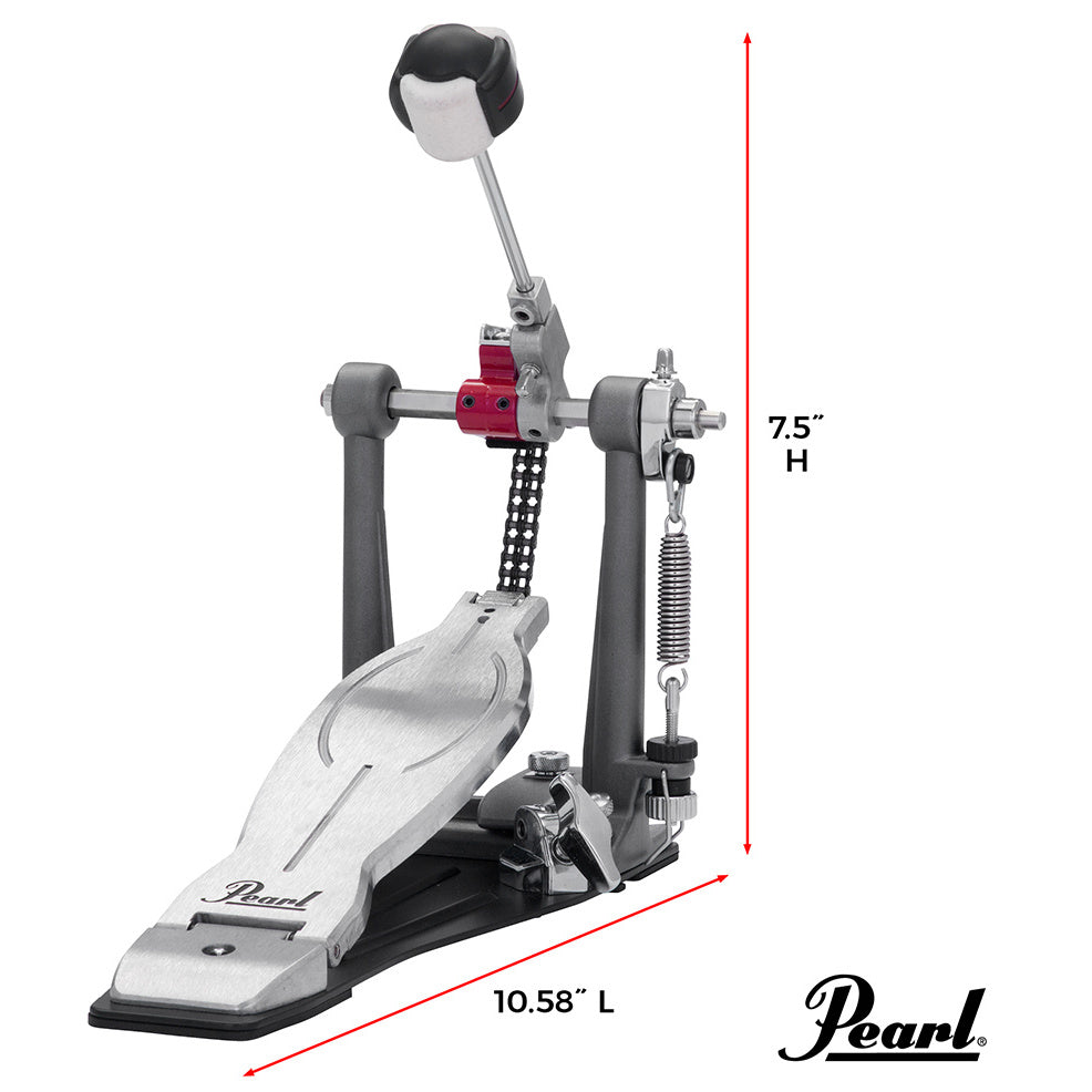 Pearl Eliminator Solo Series P1030R Red Single Bass Drum Pedal