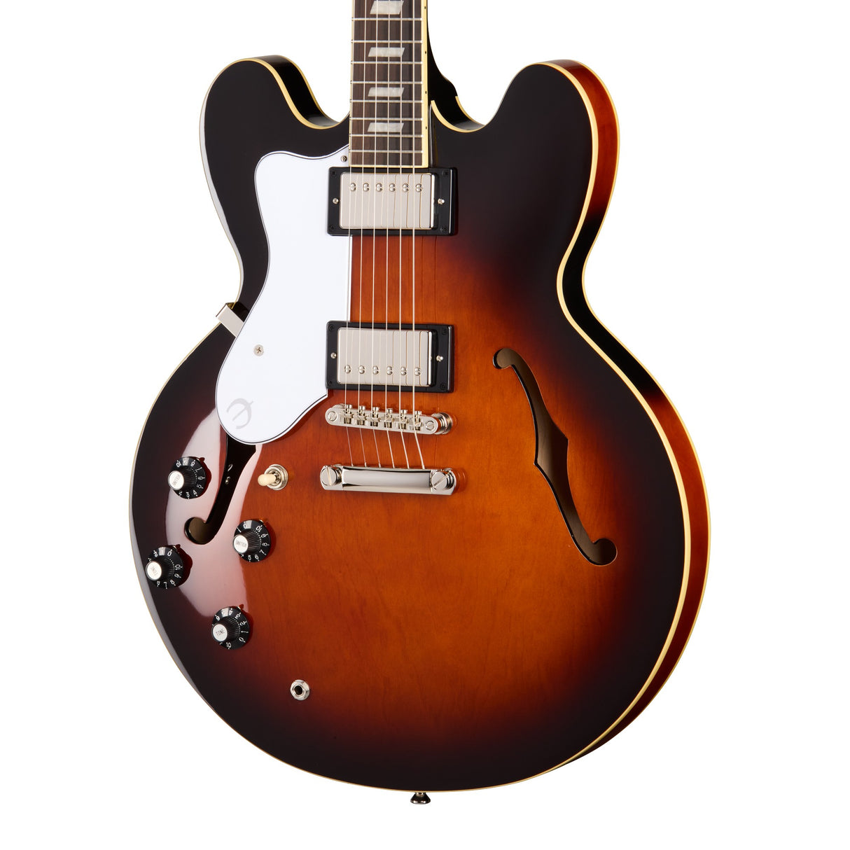 Epiphone Bonehead Riviera Semi-Hollow Left Handed Electric Guitar - Dark Tobacco Sunburst