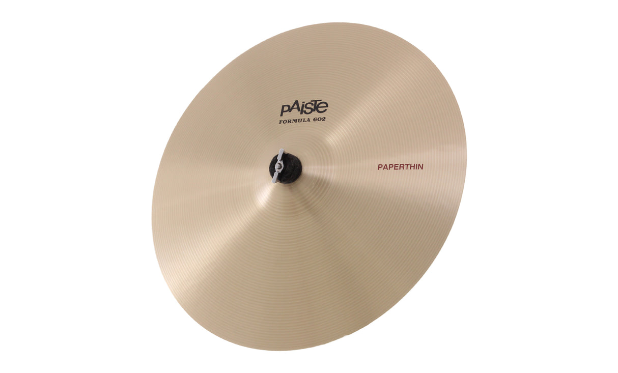 Paiste 18" Formula 602 Classic Paperthin Crash Cymbal - New,18 Inch