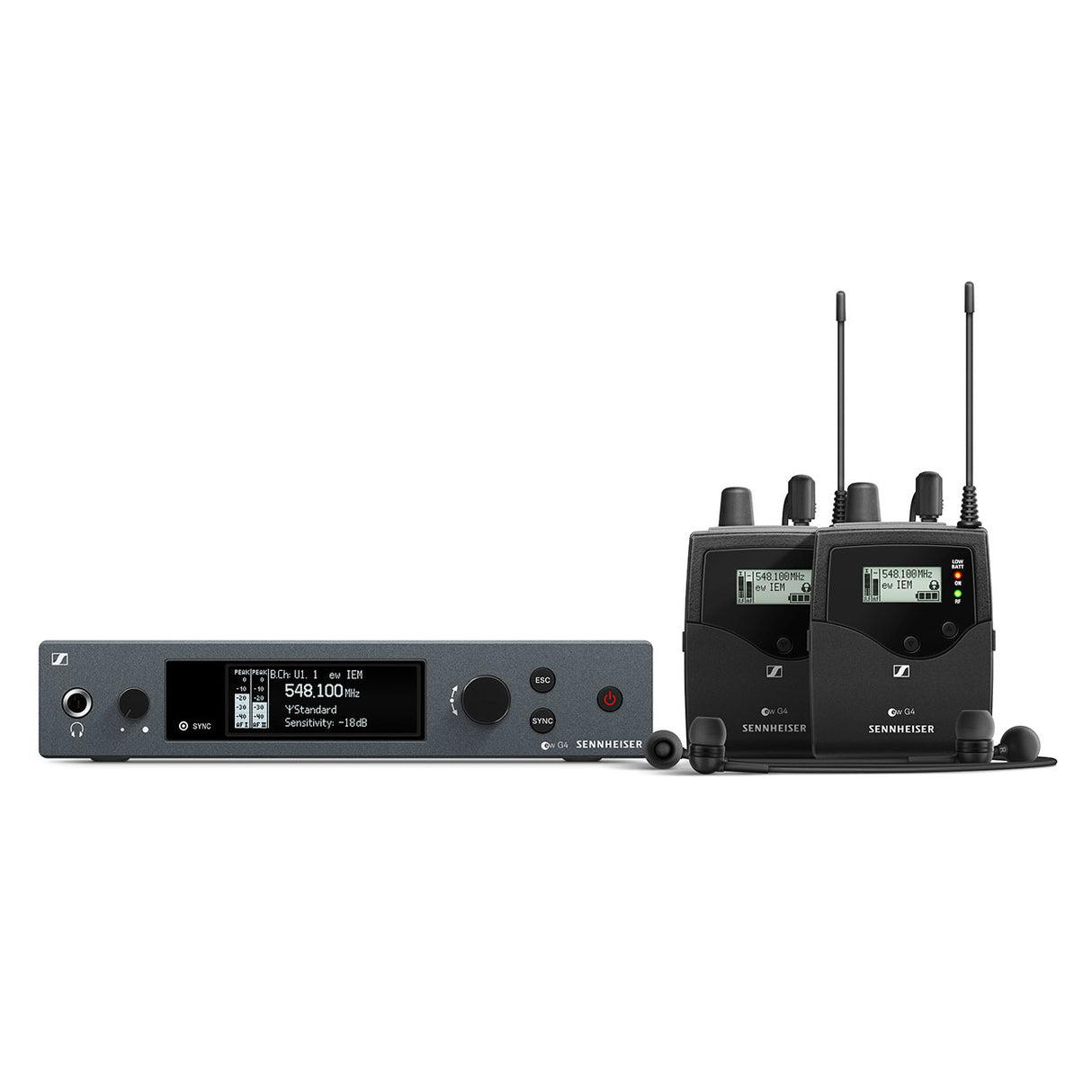 Sennheiser EW IEM G4-TWIN In-Ear Monitoring Set - Mint, Open Box