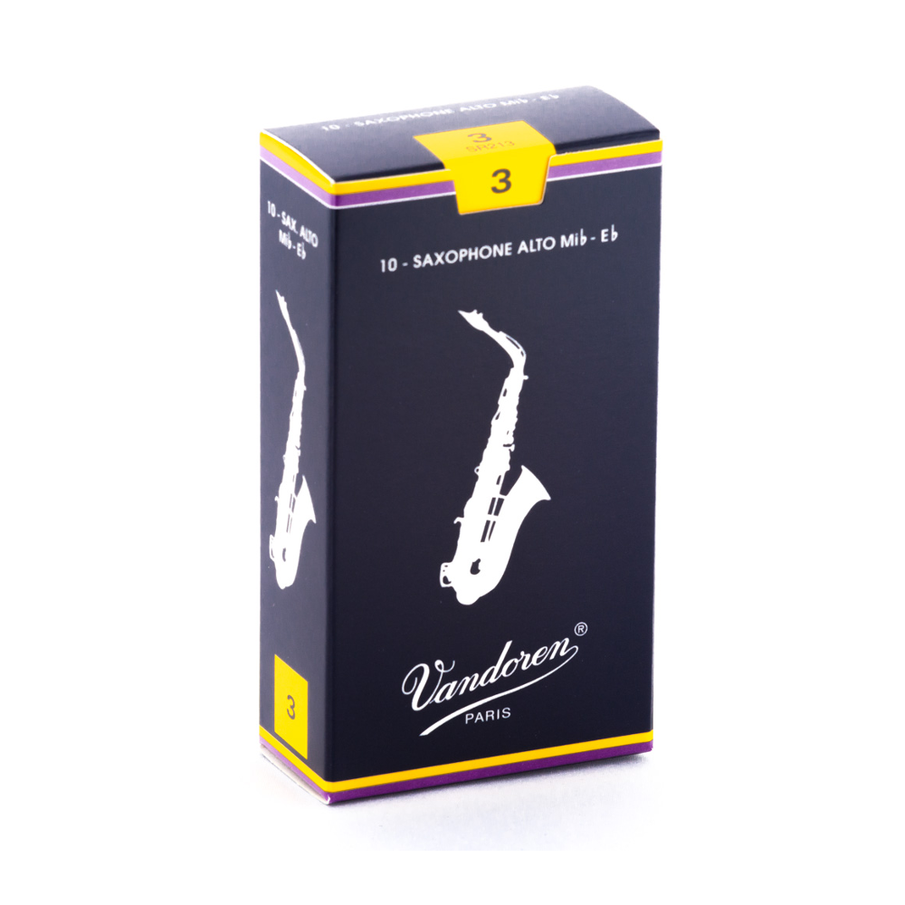 Vandoren Traditional 10-Pack Alto Saxophone Reeds - 3
