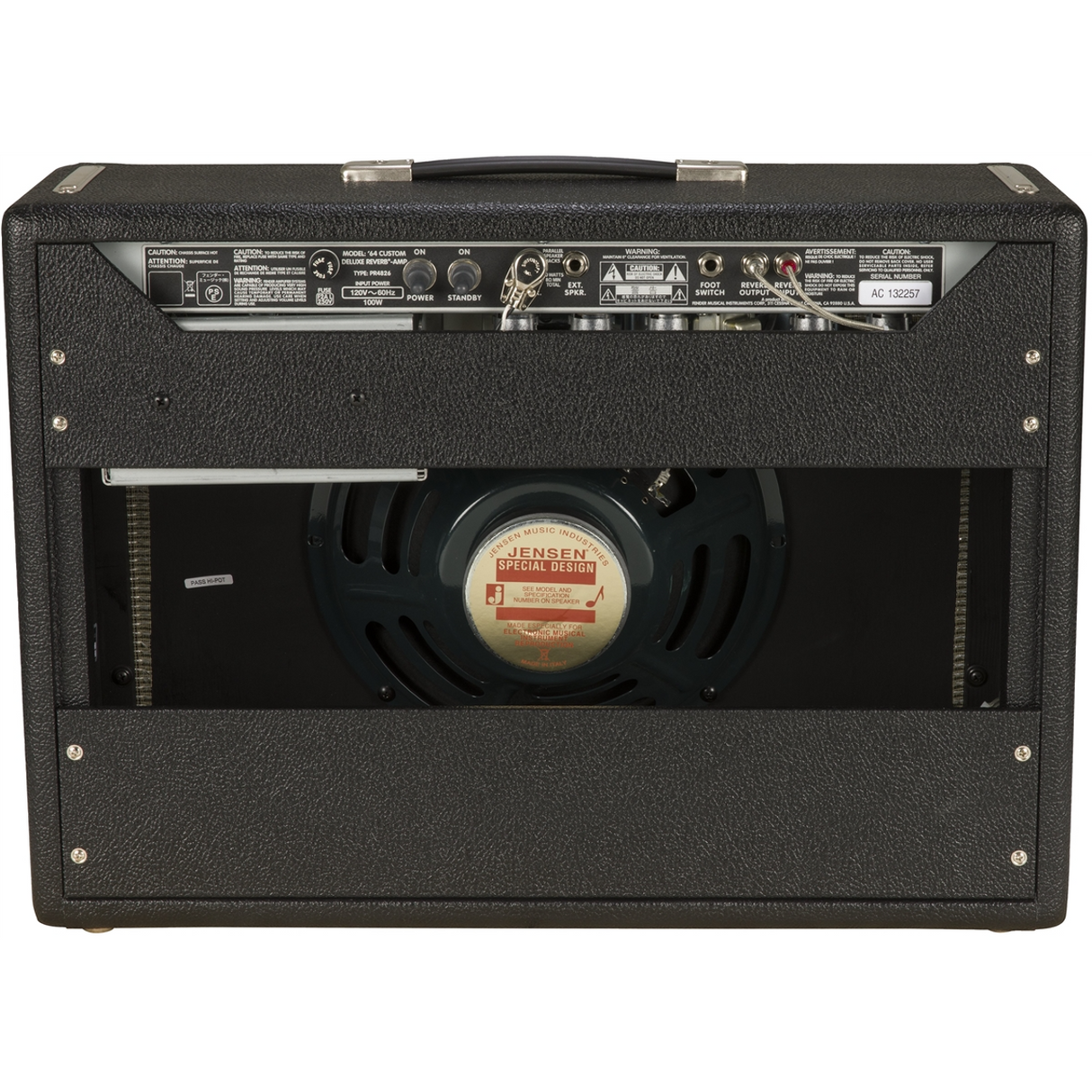 Fender '64 Custom Deluxe Reverb Combo Tube Guitar Amplifier - New