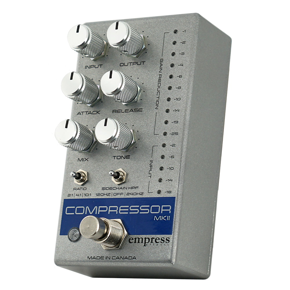 Empress Effects Compressor MKII Pedal - Silver Sparkle